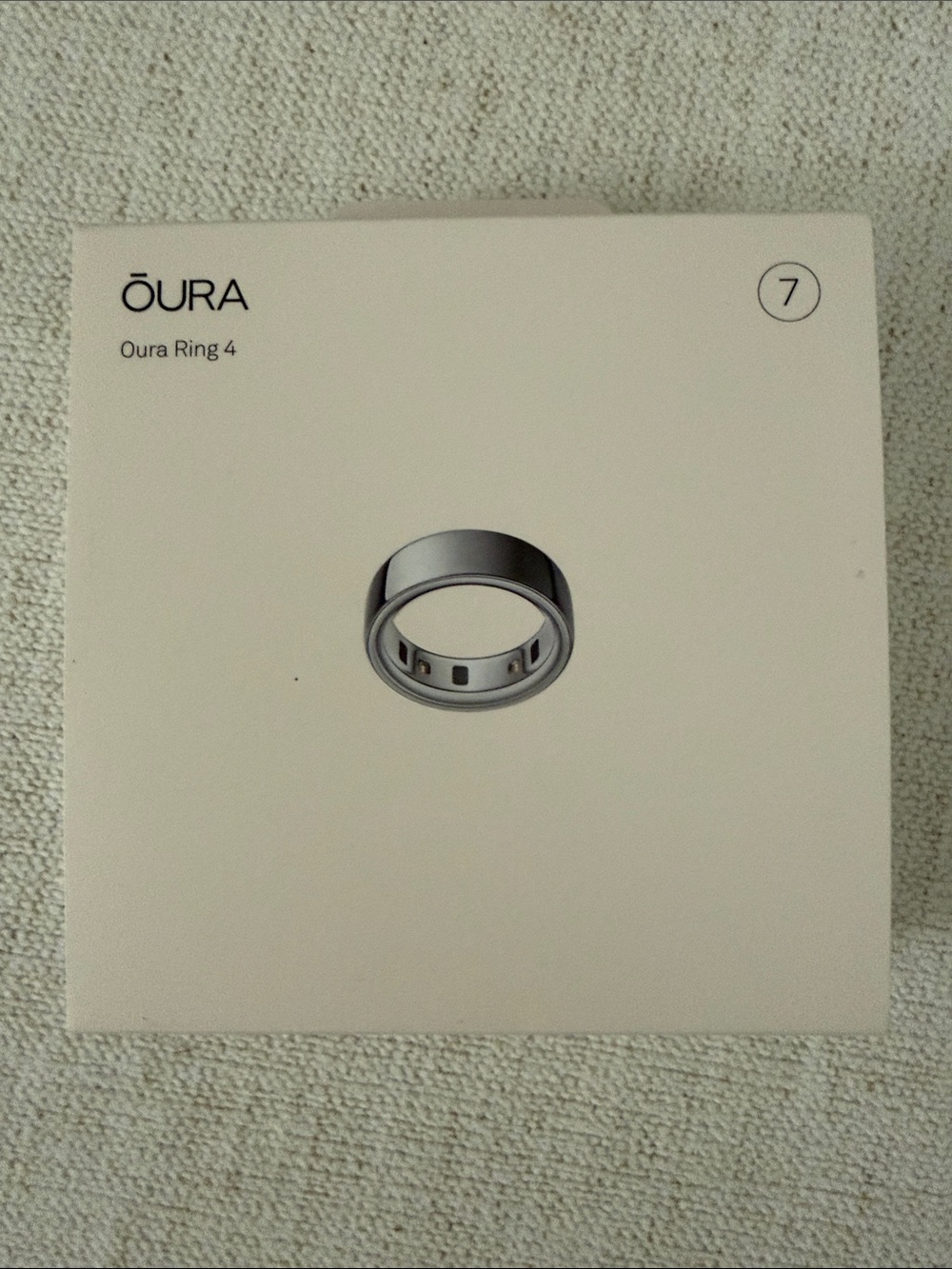Oura Ring 4 Silver Finish